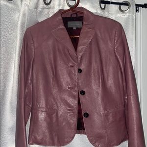 Ann Taylor genuine leather jacket